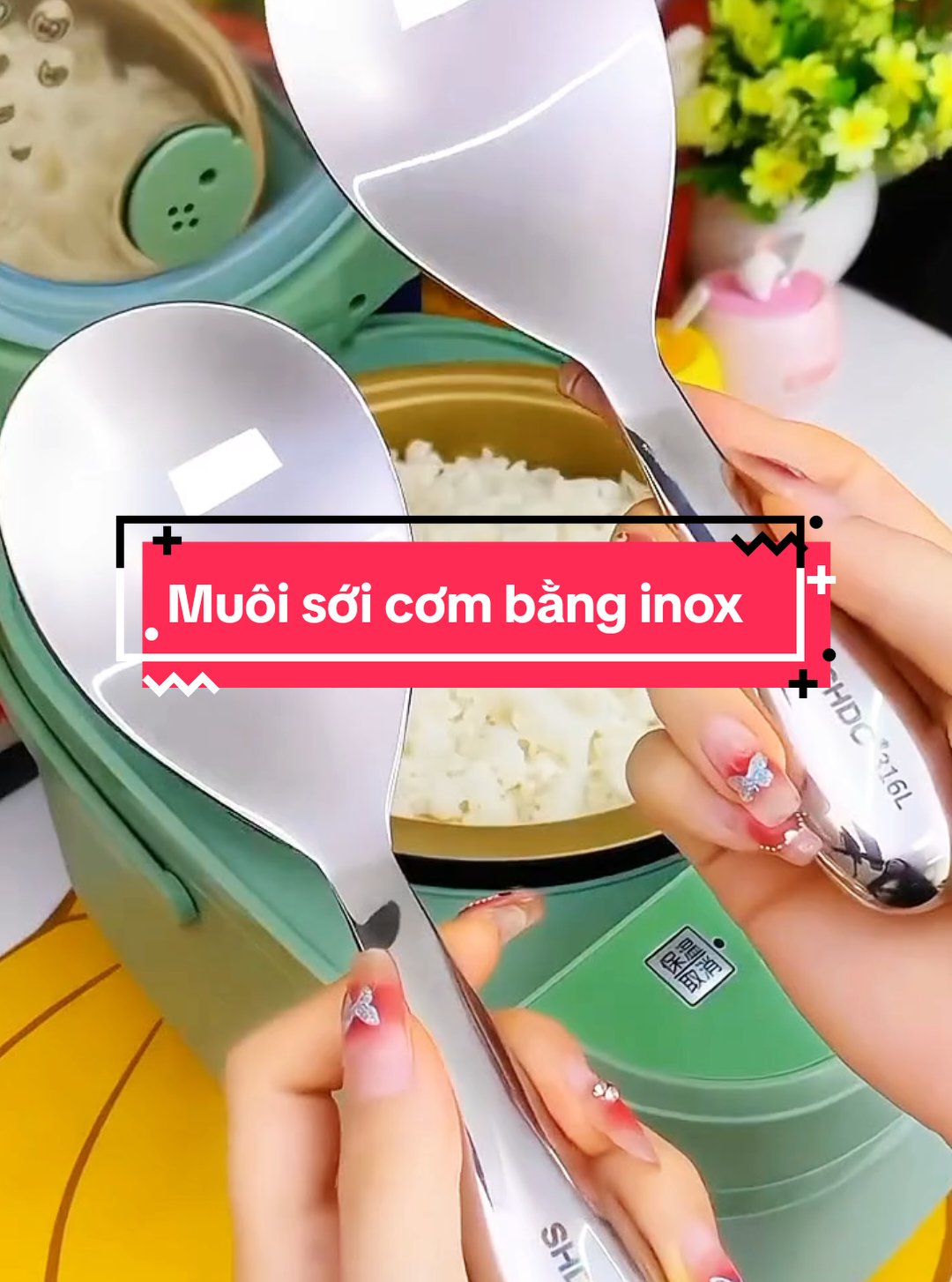 Muôi sới cơm bằng inox #xuhuong 