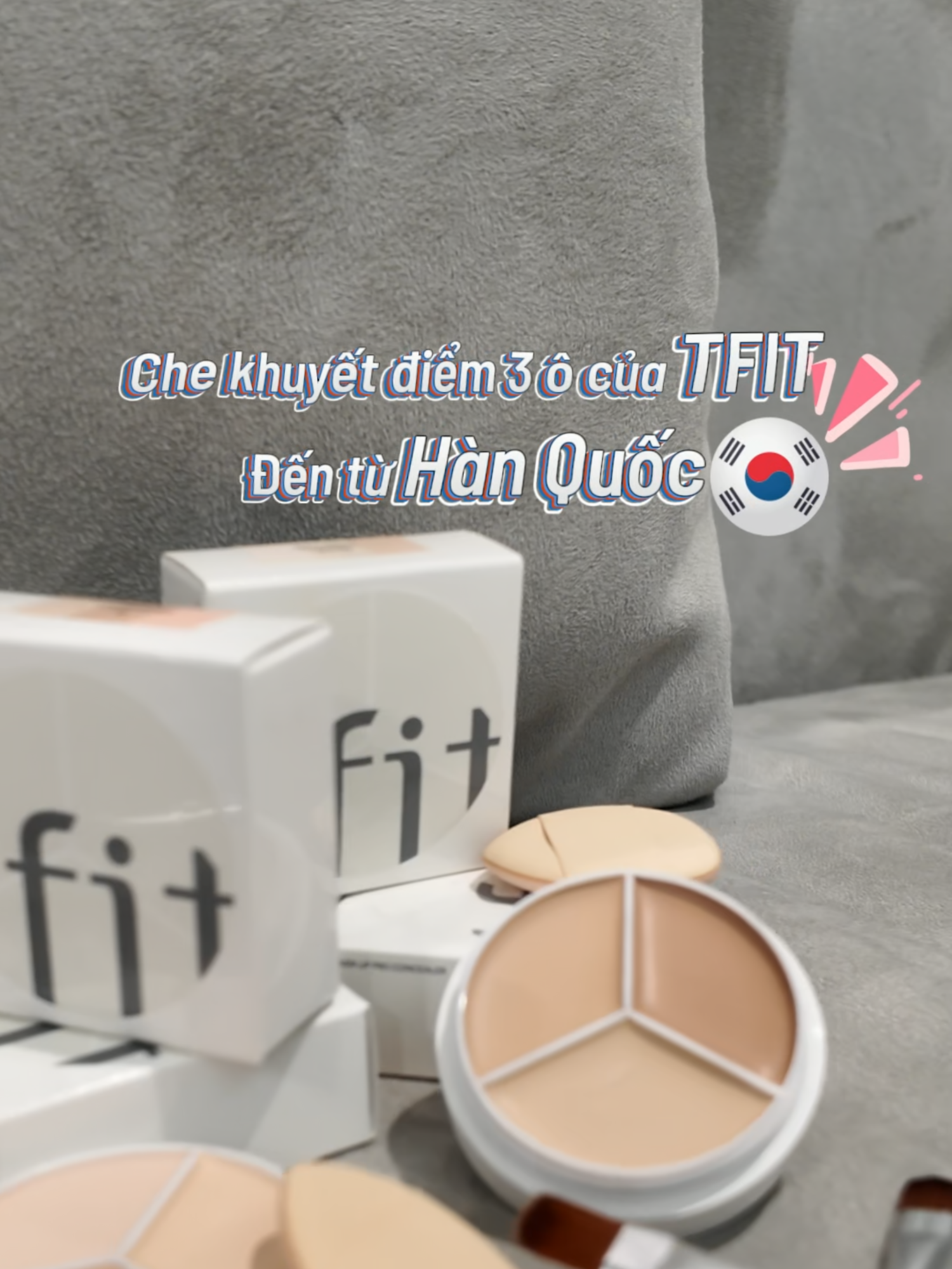 Che khuyết điểm 3 ô TFIT, dễ dàng sử dụng, tiện lợi mang theo và có độ che phủ cực cao #TFITVN #tfitconcealer #goclamdep #chekhuyetdiem