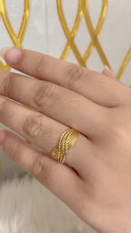 POWER INFINITY RING💍✨18k SAUDI GOLD.      #necklace #fflgoldseller #fypp 