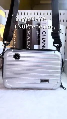 NuPrene Mini Travel Bag (Silver) #nuprenebag #nuprenevanya #travelbag  #minitravelbag  #fypシ゚ #fyp #foryoupage 