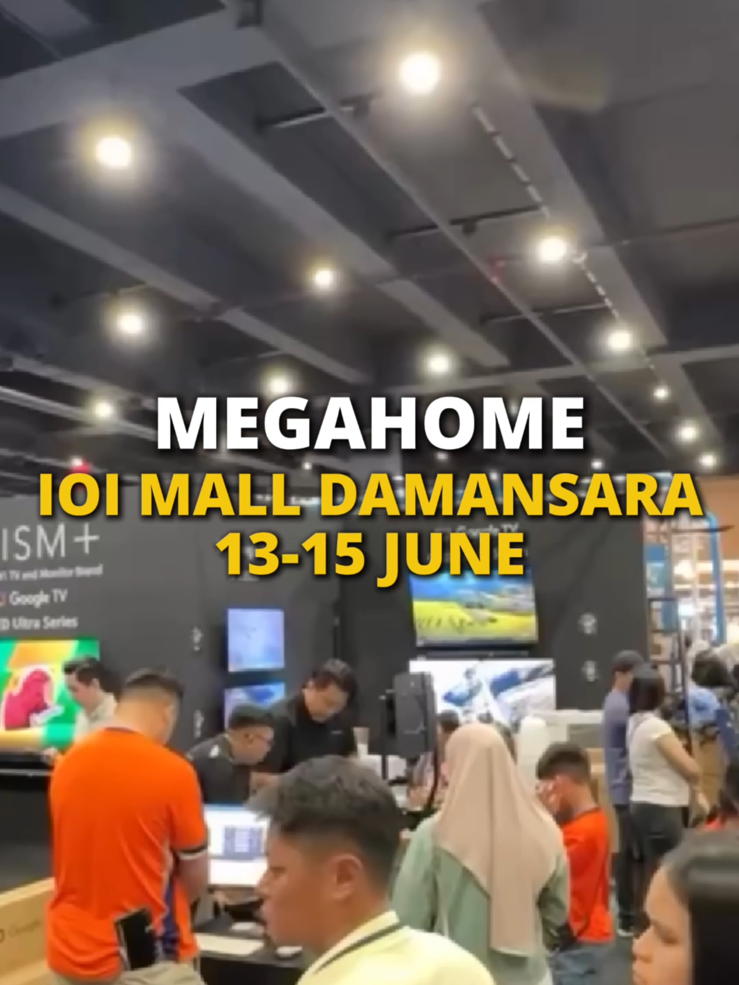 🎉 Something exciting is happening at IOI Mall Damansara! 🎉 Join us this 13–15 June for CRAZY DEALS starting from just RM299! 🤩📺 From TVs to monitors and more — don’t miss out! 📍 IOI Mall Damansara 🗓️ 13–15 June See you there! 😉✨ #PRISMplusMY #TechDeals #IOIMallDamansara #SmartHome #AffordableLuxury