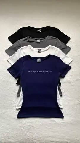 basic tops in basic colors >>> #OOTD #basictops #mera #shopatmera #merabasictop #merabasics 