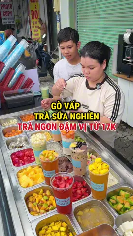 Quán trà sữa Nghiền trên đường Dương Quảng Hàm Gò Vấp #ancungtiktok #LearnOnTikTok #longervideos #review #trend #foodtiktok #foodreview 