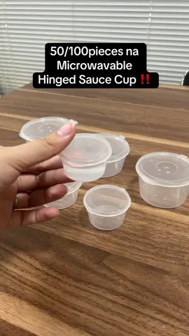 Ang ganda ng quality nito‼️✅  Microwavable Hinged Sauce Cup Conatiner  #fyp #foryou #fypp #trending #viral #clearclamshell #foodcontainer #highquality #disposablepackaging #mealbox #foodpackagingideas #clamshell #takeoutbox #disposablebowl #teetrends #saucecup #dessertcontainer #microwavabletub #microwavablesaucecup #hingedcup #hingedsaucecup 