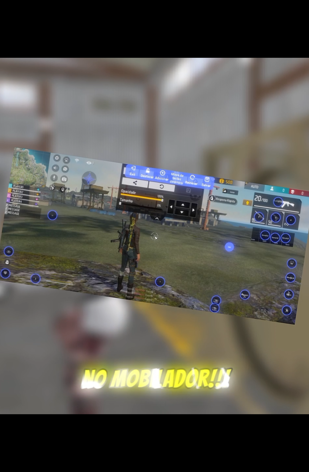 código do melhor hud para usar no mobilador #fy #mobilado #minipurple #freefire #ggmousepro #hud 