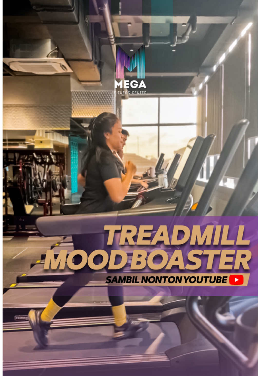 Rasakan latihan treadmill antimainstream di MFC😍 #mfcfitness #treadmill #treadmillroutine 