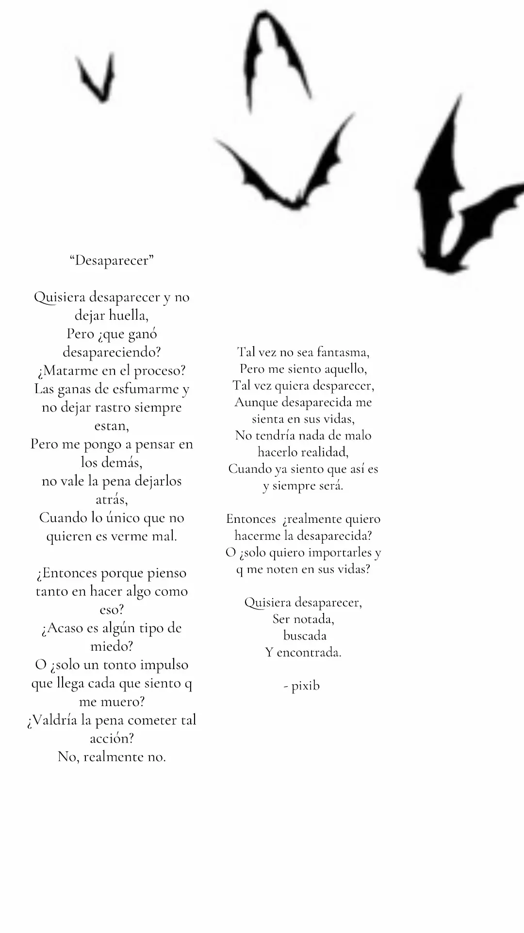 “Desaparecer” 🩹 #fyp #zxycba #targetaudience #poema #lirica #videoviral  