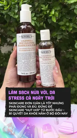 Để da “khoẻ” và “đẹp” thì không thể thiếu bộ đôi - Toner hoa cúc và sữa rửa mặt hoa cúc của nhà Kiehl’s #kiehlspartner #clbeauty #clmedia #celebnetwork #beauty #BeautyTok #trending #hot #kielhs 