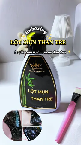 Lột mụ.n than tre giúp ⤵️ mụ.n ẩn, mụ.n đầu đen 🍃 #lotmundauden #lotmun #lotmunthantre #viral #unboxing 
