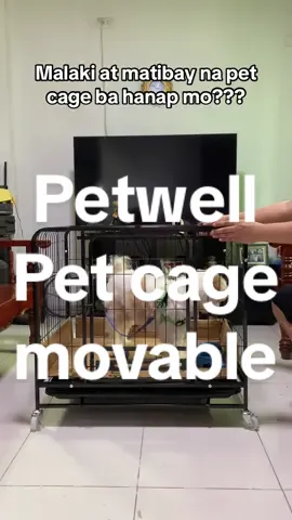 Malaki at matibay na petcage ba ang hanap mo? ito ang bilhin mo para sulit. Petwell dog cage, with tray and wheels. size ng nasa video po ay medium. #petcage #petcrate #petcagesetup #dogcage 