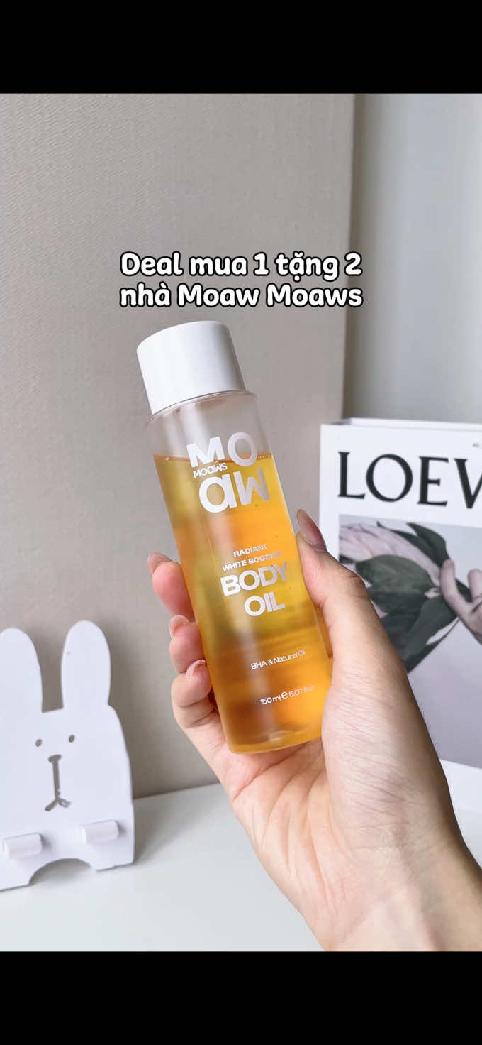 Săn body oil về chăm da nè mấy nàng ơi giá đang hời lém 😍 #moawmoaws #bodyoil #reviewlamdep #goclamdep #sale #bodycare #xuhuongtiktok 