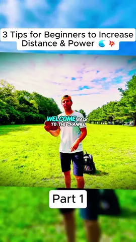 3 Tips for Beginners to Increase Distance & Power 🥏💥