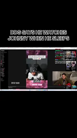 DDG WATCHES JOHNNY WHEN HE SLEEPS (@yurnboi) #fyp #foryou #foryoupage #yurnboi #ddg 