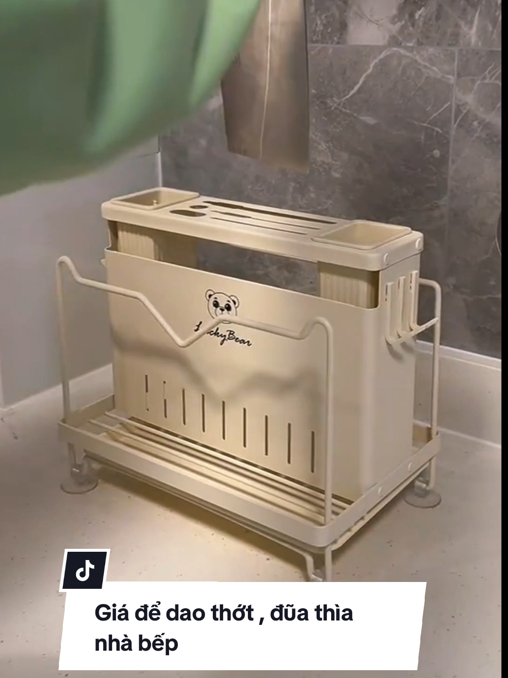 Giá cài để đũa thìa, dao thớt tiện dụng đa năng #giacaidao #giacaidaodanang #giadedothongminh #kededodanang #kededaothotnhabep 