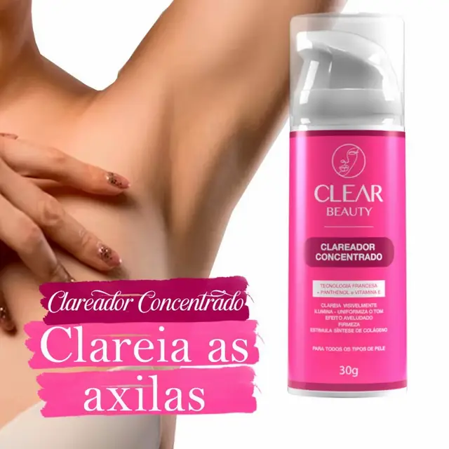https://s.shopee.com.br/40UeftZwG2 #py Clareador de virilha e axila Creme Clareador Partes Intimas - Clear Beauty