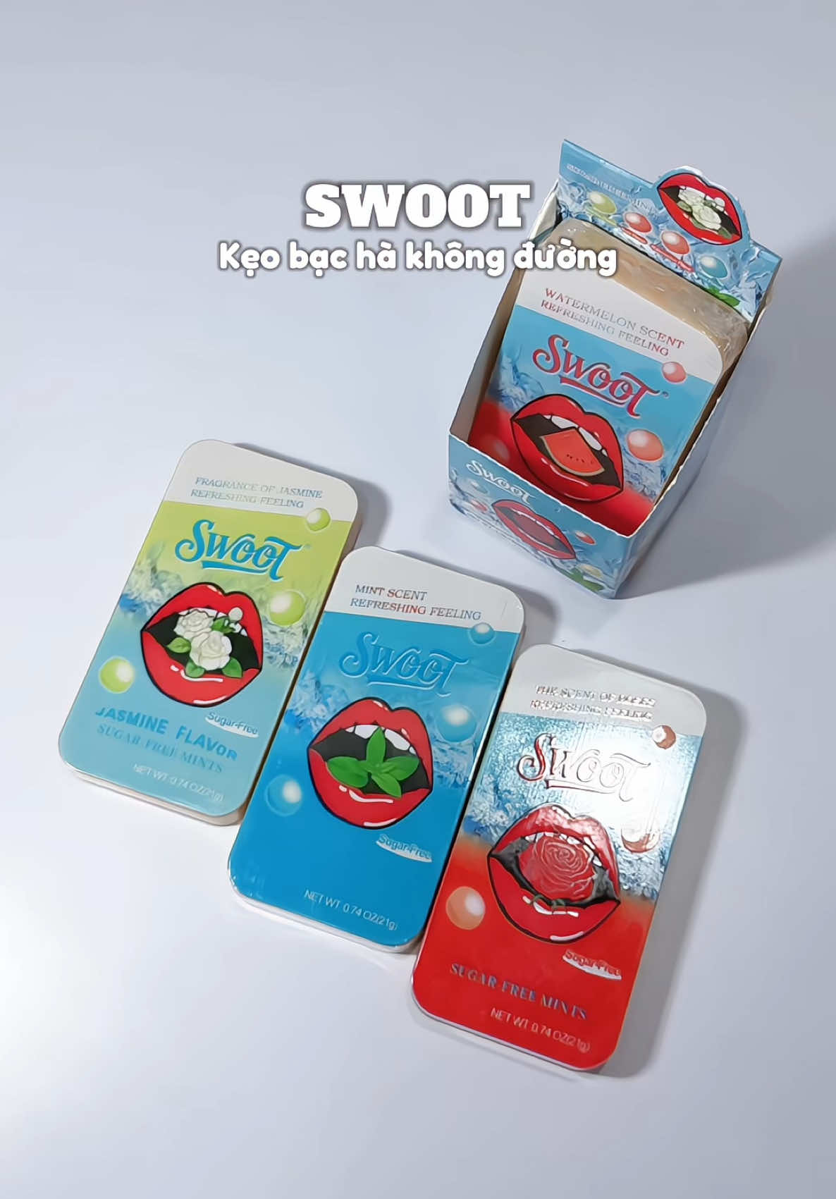 Kẹo ngậm không đường càng ăn càng cuốn #swoot #keobachakhongduong 