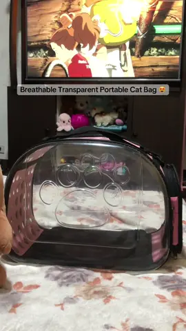 super ganda! 💗 #petcarrier #catbag 