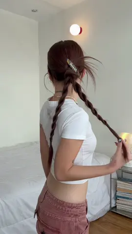 I’m back ~ everyone ⭒ #hairstyle #cutehair #hairtutorial 