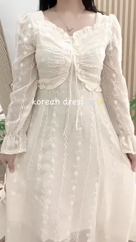 Pliss dressnya cantik bangett 🥹🫶🏻  #dresscantik #dresskorea #koreandress #dressmurah #mididress #dresskondangan #dresslebaran #dresskoreanstyle 
