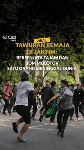 Pada ngeributin apa sih sampe taruhannya nyawa begini? Harus berapa korban jiwa lagi nih biar pada sadar dan berenti tawuran?😔 #eradotid #bikinpahambikinnyaman #pasarrebo #tawuran #jakartatimur