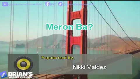 Meron Ba - Nikki Valdez (Karaoke) #karaoke #karaoketiktok