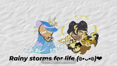 Both are immortal adults. And I looked closer to the animation and she looks like shes trying to escape corruption. So shut up and stop trying to complain how moonlight x sea fairy being canon because it was never confirmed in text. Maybe that's why people don't respect your ship.same for you berryfunny and strawberry cookie shippers. #seafairycookie #stormbringercookie #rainystorms  #fandomhating❤️ #crk #faceemoji #stormyrains #seafairycookiexstormbringercookie