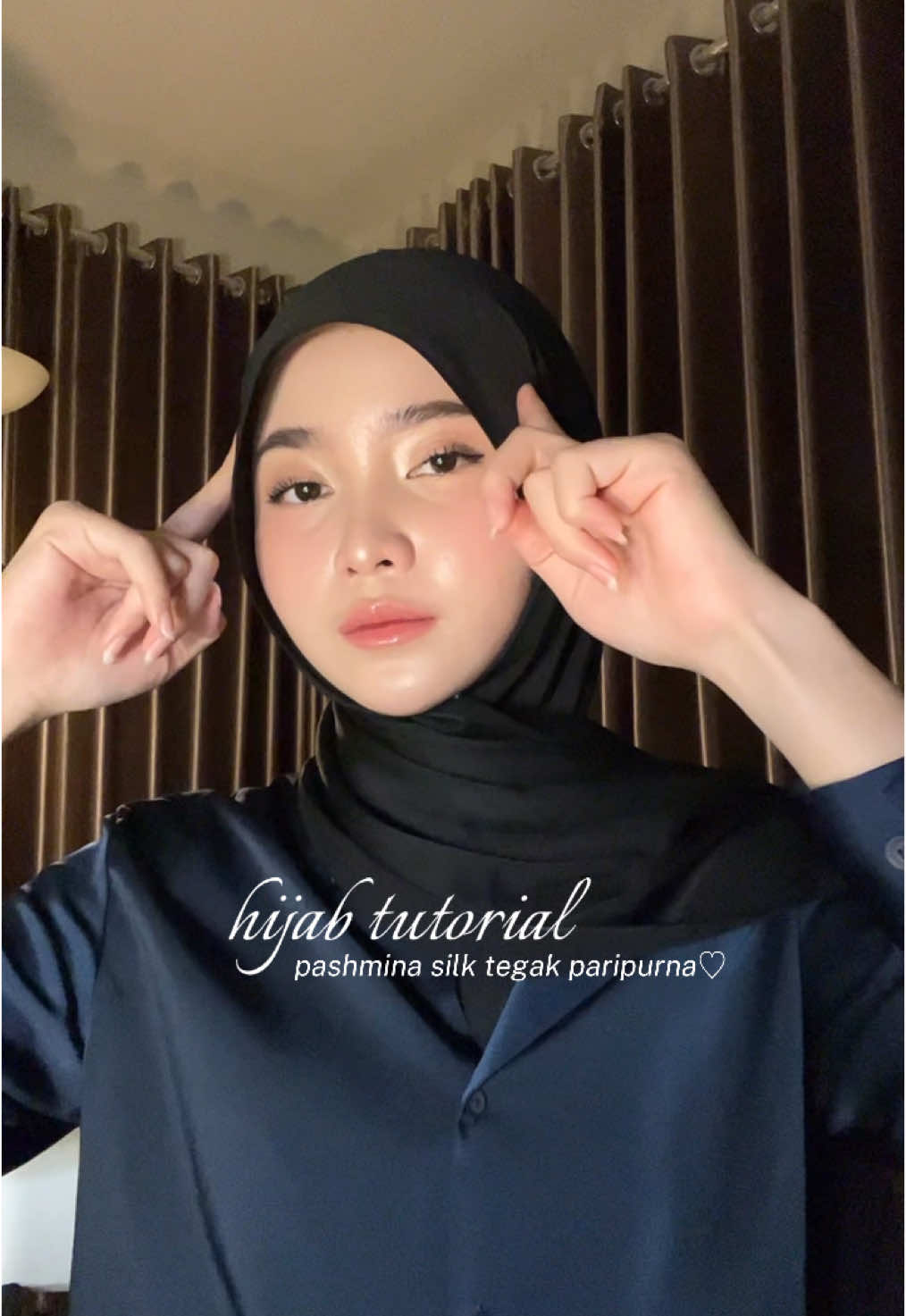 Hijab tutorial ini kan yang kalian tunggu2?!😙♥️ btw gaperlu disetrika uda rapih + tegak! LOV IT🫰