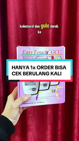 Cek 3 parameter asam urat, kolesterol dan gula darah dalam 1 perangkat #alatgcu #gcu #easytouch #easytouchgcu #cekkolesterol #tipssehat #alatcekkolesterol #tipshidupsehat #kadoorangtua 