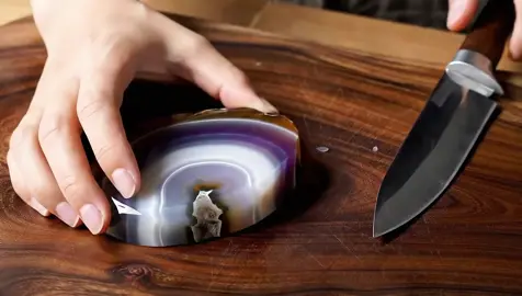 Slicing ASMR ✨                                                       #ai #asmr #rock #satisfyingvideos #relaxing 
