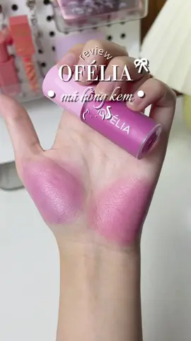 má hồng kem ofelia màu LB14 một màu hồng siêu xinh, ai thích đáng tone hồng lạnh thì đừng bỏ qua em này #review #mahongkem #ofelia #xh #viral #trending #xhtiktok #xuhướng #fyp 