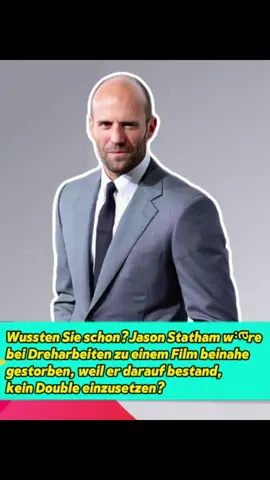 Weißt du das? Jason Statham wäre fast gestorben, als er einen Film drehte!!!#tik_tok #cine #actores #movies #hollywood #forupage #jackiechan #jason #jasonstatham 