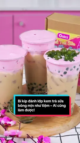 🥤 Làm được 12–15 ly, uống mát rượi nguyên tuần!  #bepcuameonici #onici #trasuatranchau #trasuamuoihong 