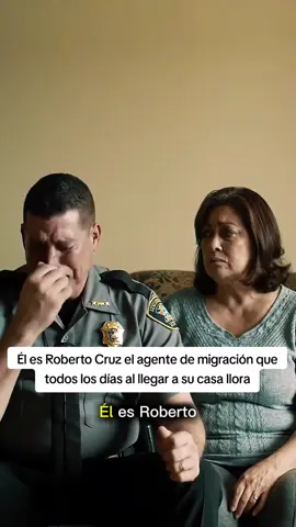 Él es Roberto Cruz el agente de migración que todos los días al llegar a su casa llora #inmigrantes #fouryou #migracion #fyp #latino #news #losangeles #california #fypシ #boston #nyc #viral #fypage #imigrante #fypシ゚viral #sad #ice #unitedstates #viralvideo #parati #deportacion #paratii #protesta #paratiiiiiiiiiiiiiiiiiiiiiiiiiiiiiii #justicia #viraltiktok 