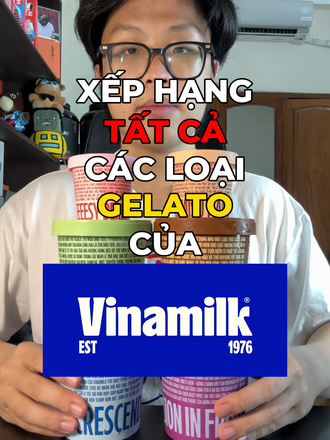 Xếp hạng tất cả các hương vị gelato của Vinamilk #reviewanngon #ancungtiktok #LearnOnTikTok #gelato #vinamilk