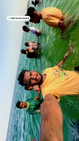 Half Moon Beach 💜🌸#saudi_pobashi🇸🇦🇸🇦🇸🇦🇸🇦 