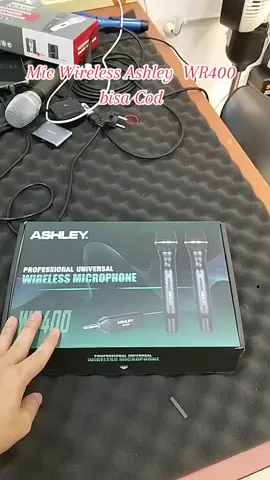 Mic wireless Ashley WR 400 #micwireless #mic #ashley #bisacod #MIXER #hargamurah #readystok #cekout #viral 
