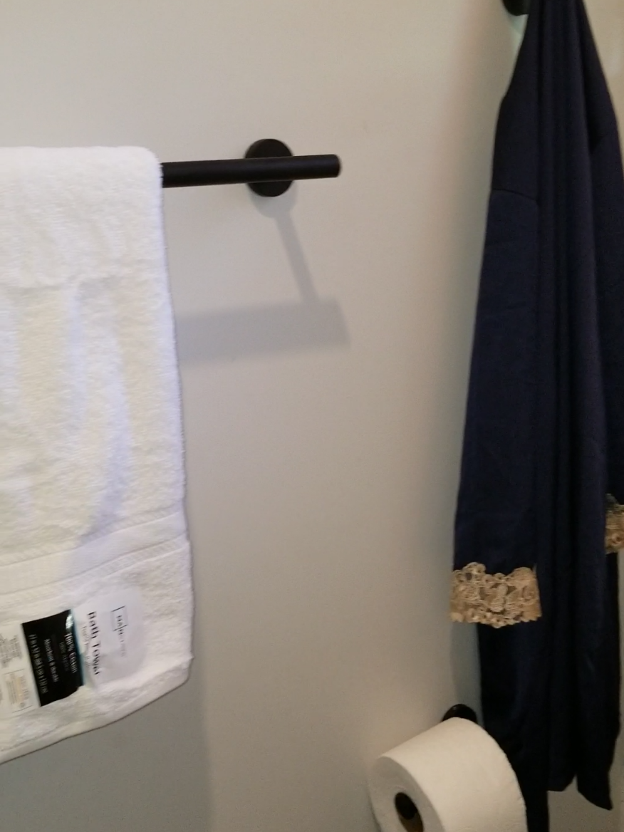 Get 10% off today (LINK IN BIO) USHOWER Matte Black Bathroom Hardware Set, Modern 24-Inch Towel Bar Set Wall Mounted #amazon  #amazonfinds  #amazonmusthaves  #amazonprime #amazonfavorites   #affiliatemarketing  #affiliate  #affiliatetiktok  #sponsored  #sponsor  #fyp  #fypシ゚  #bathroom  #hardware  #bathroommakeover  #bathroomdesign  #bathroomrenovation 