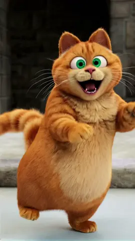 garfield dancing #catdance #garfielddance #animaldance #funny #cutecat #lovelycat 