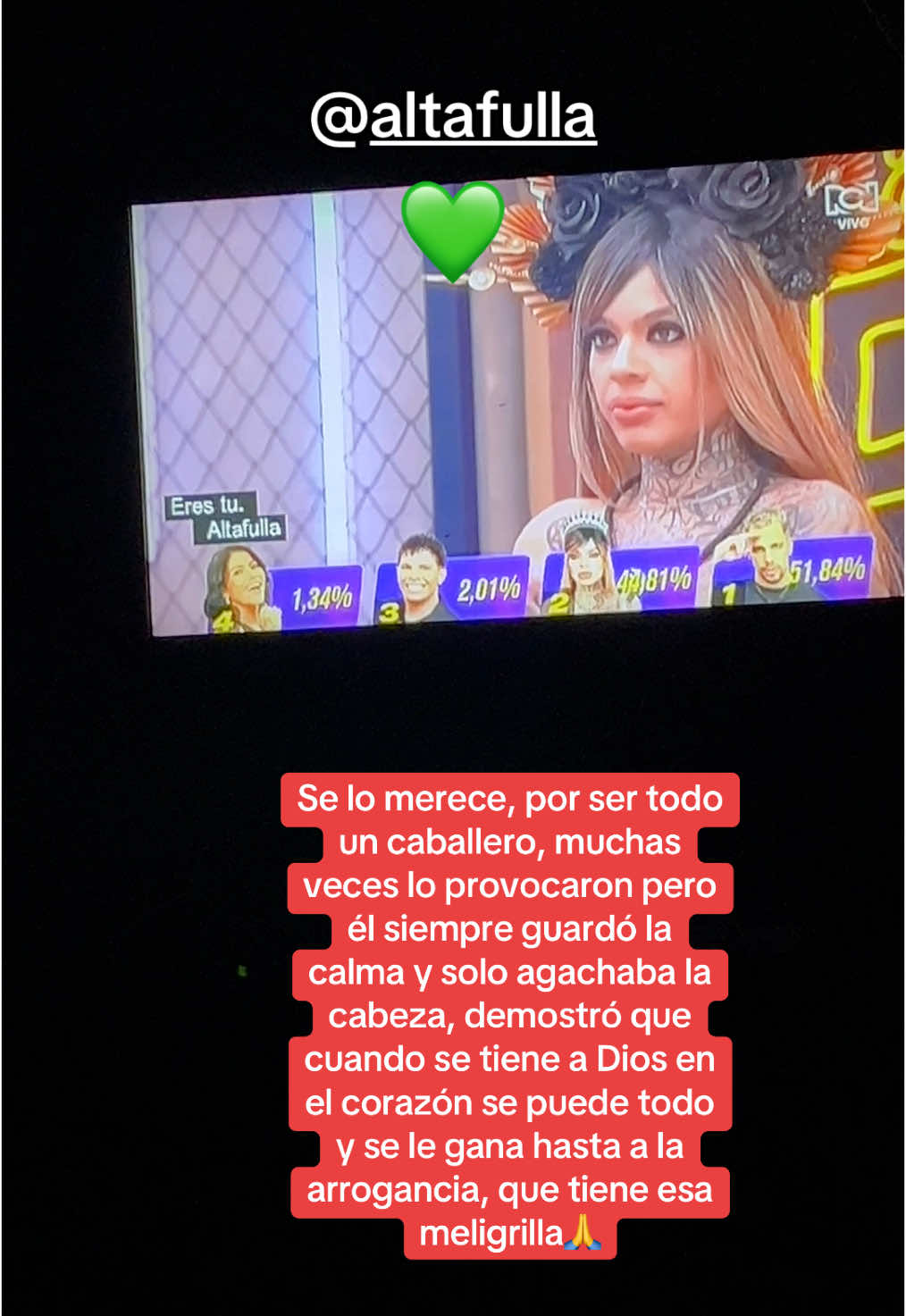 De verdad que a la final todo da un giro inesperado ❤️‍🩹💚 @altafulla #lacasadelosfamosos @LaCasaDeLosFamososColombia #viralvideos #altafulla #melisagate #vira 