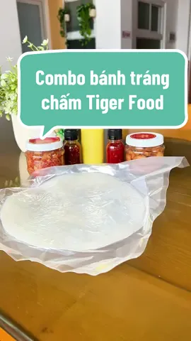 Combo bánh tráng chấm, bánh tráng cuốn Tiger Food. #vinhvuivereview #mukbang #banhtrang #banhtrangtigerfood #salegiuathang #1415giuathang #salevuifreeship 