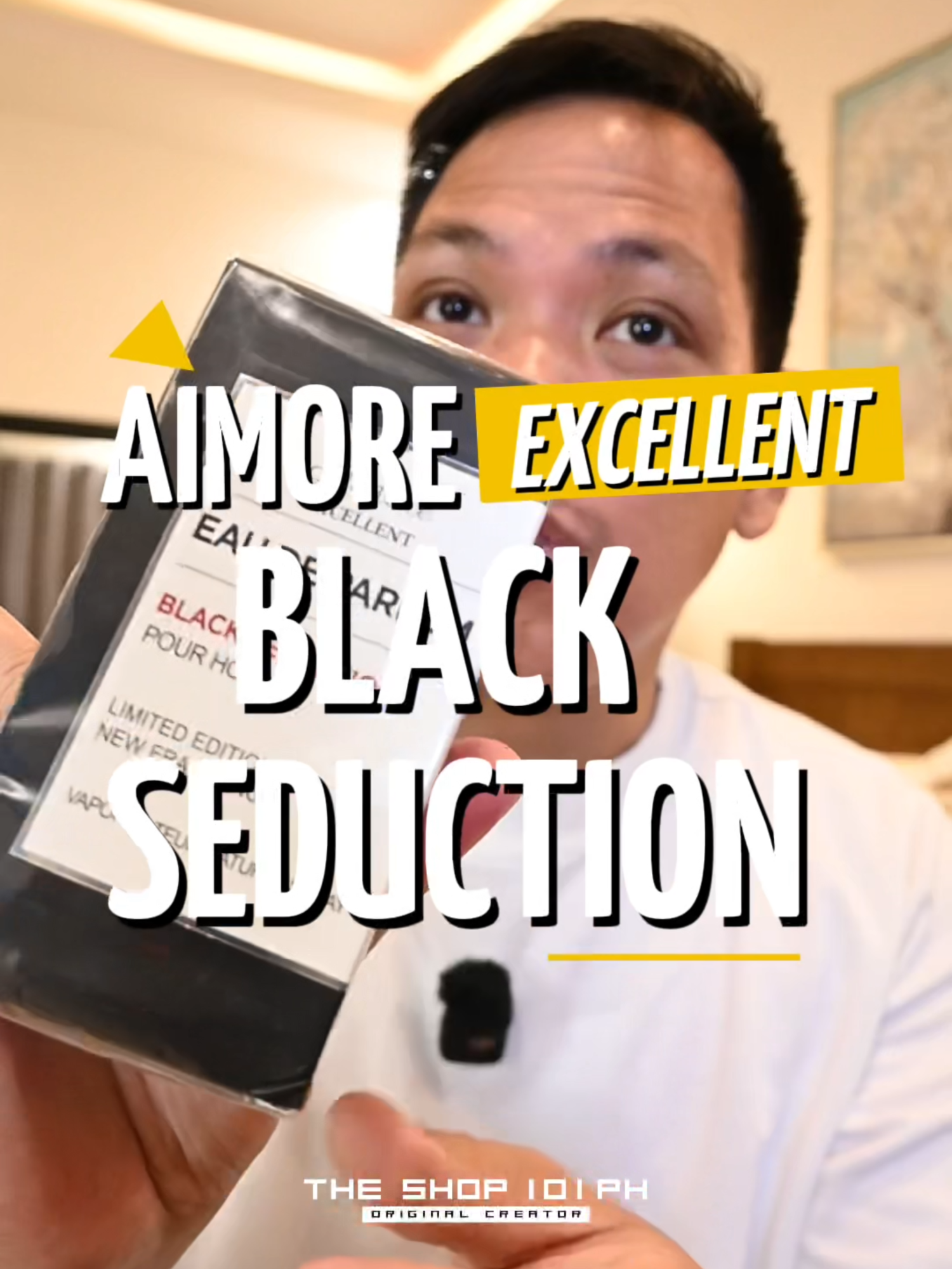 AIMORE EXCELLENT BLACK SEDUCTION #pabangopanglalake #pabango #aimoreperfume  #mensperfume  #theshop101ph  #viral  #foryou