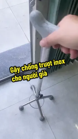 Gậy chống trượt inox cho người lớn tuổi #gaychongchonguoigia #gaychonguoigia 