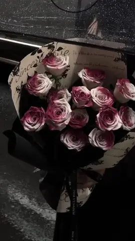 Dark Roses 🌹 #roses #viralreels #flowers #bouquet#flyp #girls #gift #nature #famous 