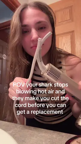 Cries in fine hair #sharkflexstyle #shark #customerservice #fyp #hairtok #sahm #MomsofTikTok 