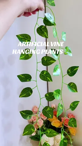 Hanging artificial plants for aesthetic room🍃#artifialleaves #artificialplants #decoration #decor #cozyroom #aesthetic #aestheticdecor #aestheticroom #fyp 