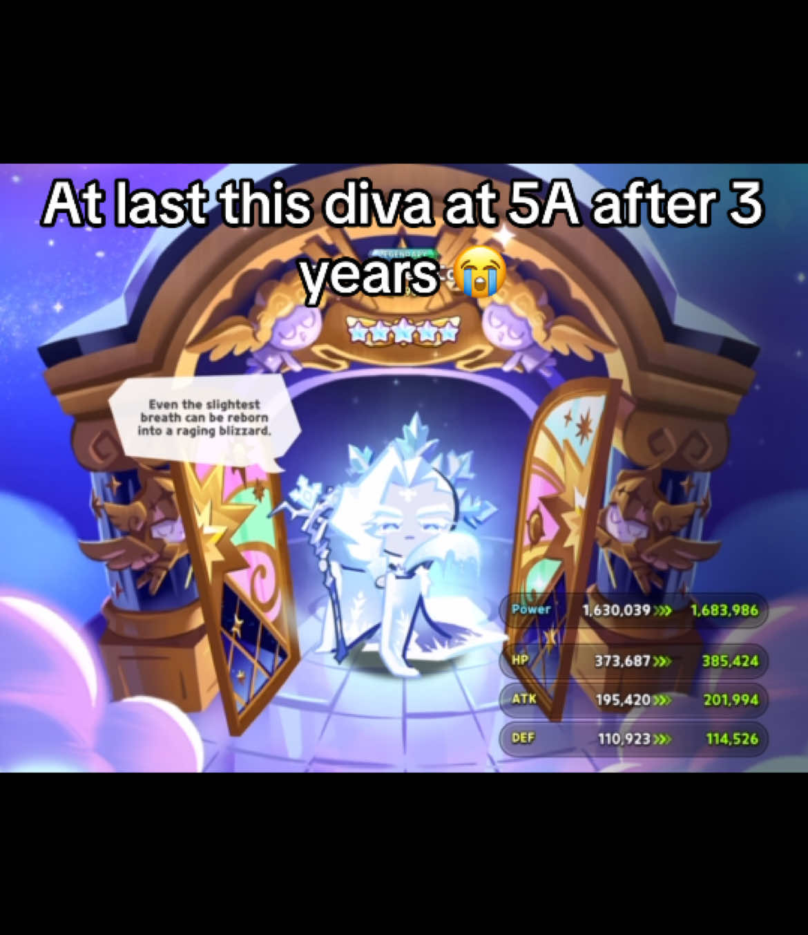 WE LOVE THIS DIVA!!! #crk #cookierun #cookierunkingdom #crkingdom #frostqueencookie #frostqueencookierun 