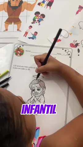 Você é líder do ministério infantil e acaba de encontrar o kit de atividades mais completo  de todos❤️ Tenha na palma da sua mão histórias bíblicas, jogos cristãos, atividades bíblicas, caderno de oração e muito mais… Digite: “EU QUERO” nos comentários e receba o seu agora💕 #salinhadadcriancas #ministerioinfantil #liderinfantil #atividadescristãs 