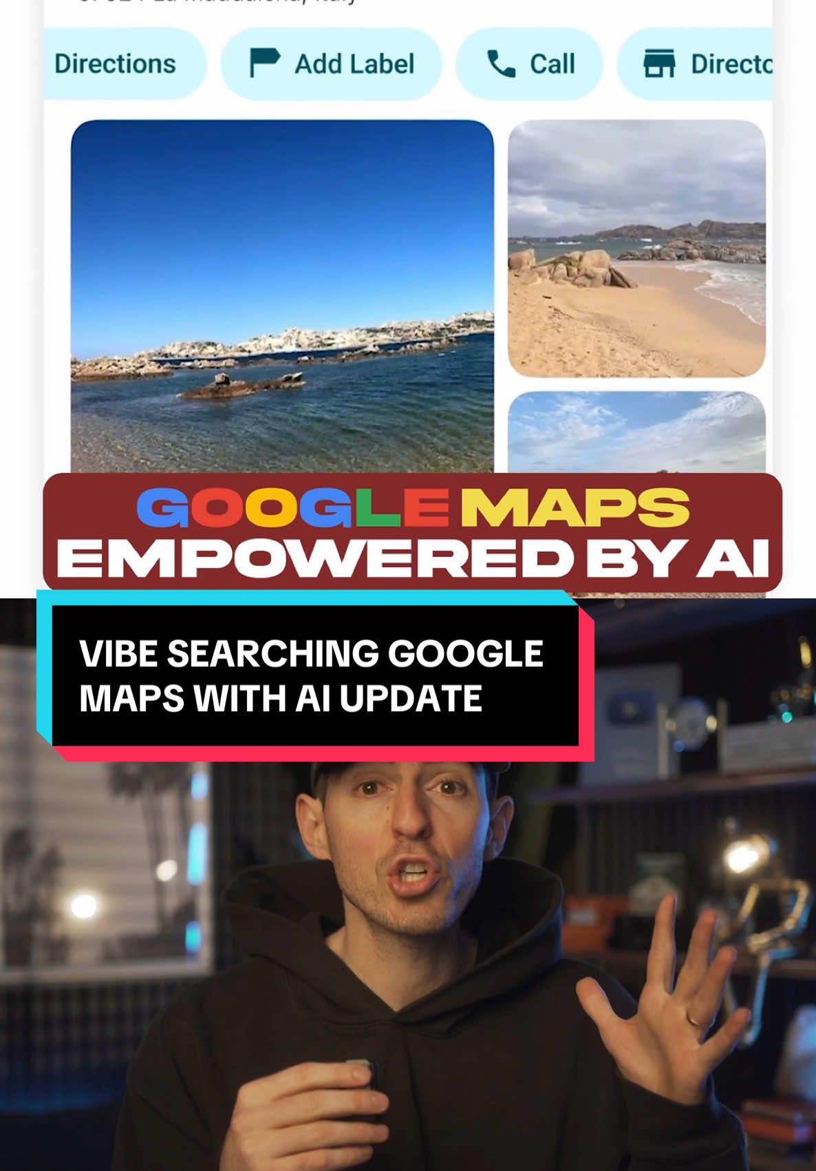 Google Maps now lets you Vibe Search with their new AI update #ai #artificialintelligence #Tech #techtok #technology #google #googlemaps #travel #traveltiktok 