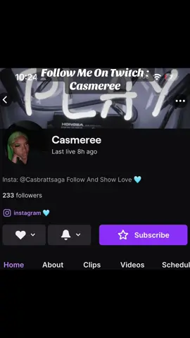 Follow Me On Twitch I Follow Back 🥰   #GamerGirl #twitchstreamer #twitch #casbrattsaga #streamergirls  #FYP  #roadtoaffiliate  #twitchvibes  #liveontwitch  #smallstreamer  #streameruniversity 