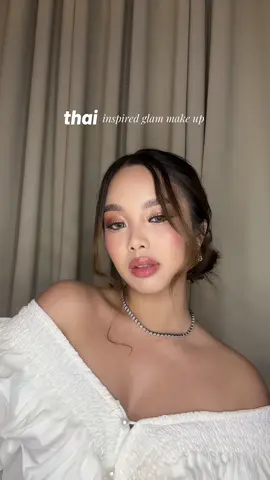 the lip combo part is my fav !! THAI inspired make up tut 🇹🇭✨ #thaimakeup #makeuptut #BeautyTok #beautytokph #fyp